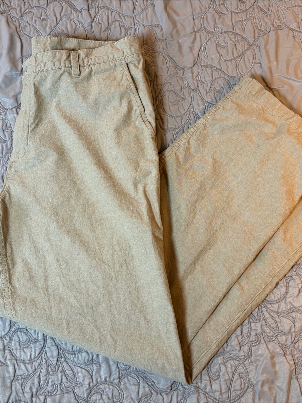 Dockers Men’s Pants 38x34 100% Cotton Twill Tan Chino Pants Straight Fit